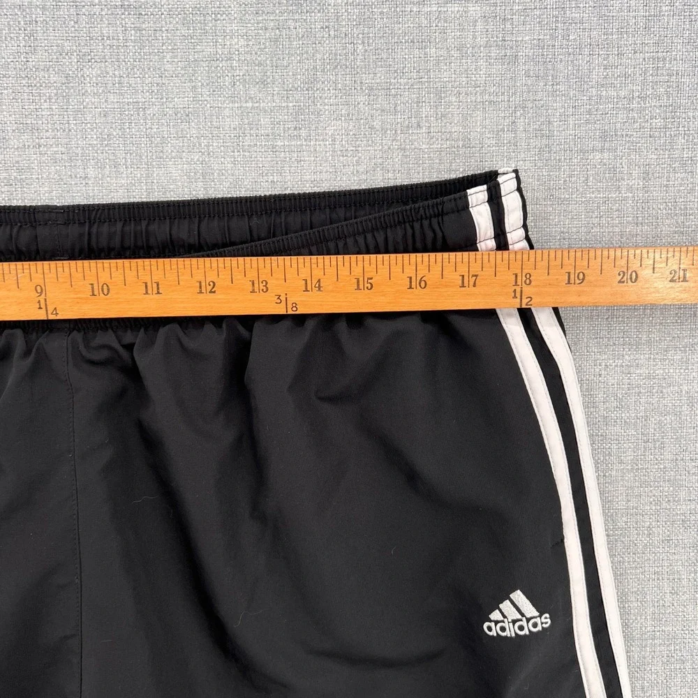 Adidas Three Stripe Track Pants Men XL Black White Athletic Soccer Y2K Blokecore